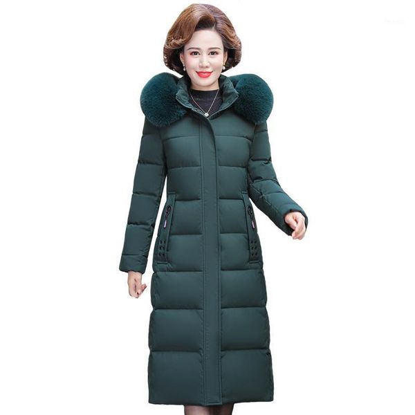 women's down & parkas winter x-long coat women plus size 5xl middle-aged woman for mother hooded fur collar thick female cotton jacket, Black
women's down & parkas winter x-long coat women plus size 5xl middle-aged woman for mother hooded fur collar thick female cotton jacket, Black