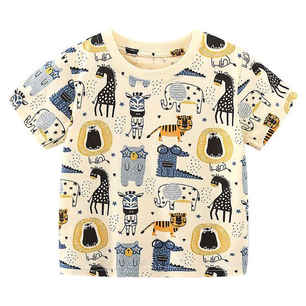 summer 2 3 4 5 6 8 10 years children's clothing cotton tees kids cartoon full print animal short sleeve t-shirt for boy 210529, Blue
summer 2 3 4 5 6 8 10 years children's clothing cotton tees kids cartoon full print animal short sleeve t-shirt for boy 210529, Blue