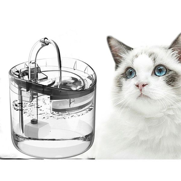 cat bowls & feeders 1.8l intelligent dog water fountain dispenser with faucet transparent drinker auto pet drinking filters sensor feeder bo
cat bowls & feeders 1.8l intelligent dog water fountain dispenser with faucet transparent drinker auto pet drinking filters sensor feeder bo