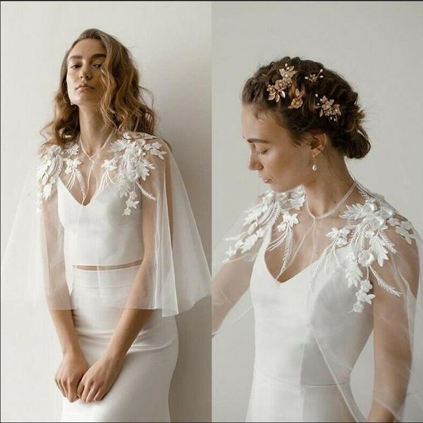 wraps & jackets mingli tengda soft tulle wedding cape shoulder applique bridal bolero jacket lace women formal wear wrap shawl custom made c, White
wraps & jackets mingli tengda soft tulle wedding cape shoulder applique bridal bolero jacket lace women formal wear wrap shawl custom made c, White