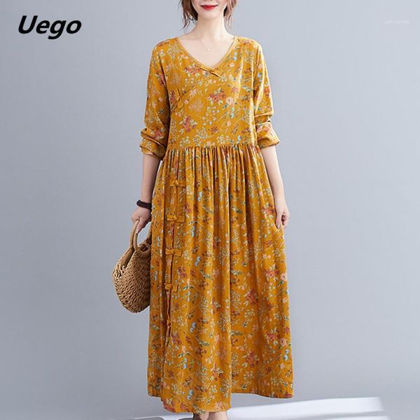 casual dresses long sleeve linen cotton v-neck autumn dress print floral prairie chic vintage plus size women spring midi, Black;gray
casual dresses long sleeve linen cotton v-neck autumn dress print floral prairie chic vintage plus size women spring midi, Black;gray