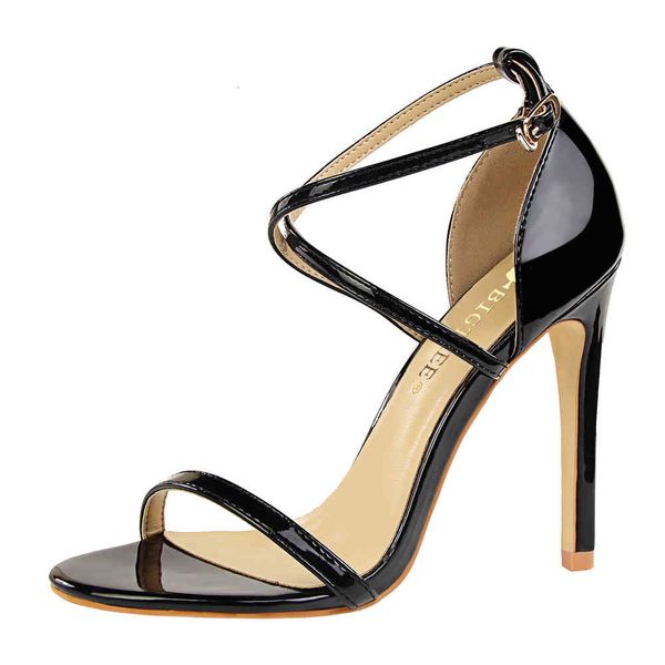 sandals high heels women patent leather bigtree shoes extreme wedding mujer buty g0039 mz8m, Black
sandals high heels women patent leather bigtree shoes extreme wedding mujer buty g0039 mz8m, Black