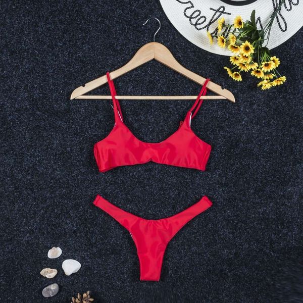 solid large bikini swimsuit women's split red multi color triangl swimwear, White;black
solid large bikini swimsuit women's split red multi color triangl swimwear, White;black