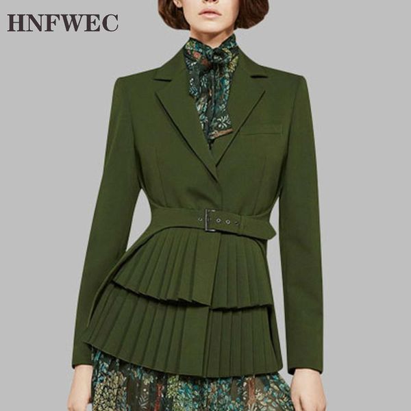 women's jackets 2021 fashion women clothes turn-down collar full sleeve sashes high waist adjust pleated bottom female balazar u888, Black;brown
women's jackets 2021 fashion women clothes turn-down collar full sleeve sashes high waist adjust pleated bottom female balazar u888, Black;brown