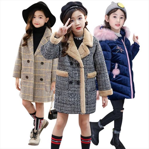 autumn winter childrens hairy coat fashion design long for girls kids outerwear grid pattern warm jacket 4 to 12 years, Blue;gray
autumn winter childrens hairy coat fashion design long for girls kids outerwear grid pattern warm jacket 4 to 12 years, Blue;gray