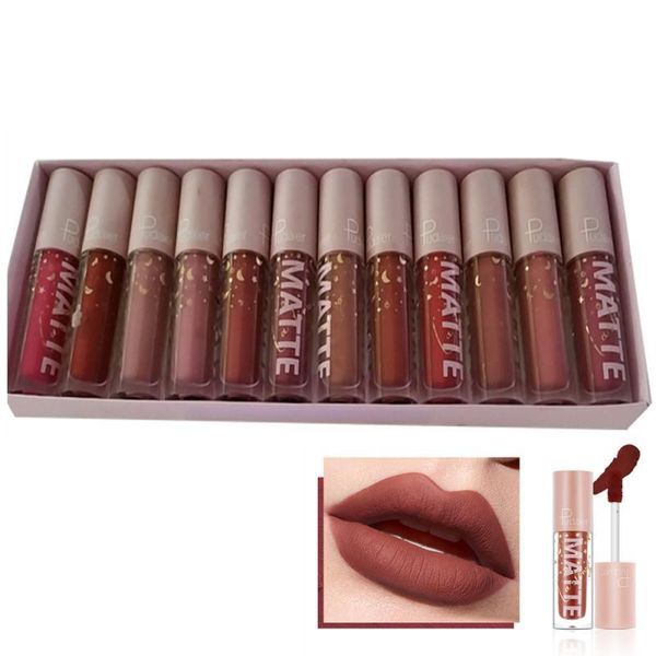 set 12 colors lasting lipstick matte velvet waterproof lip gloss non-stick cup portable lips makeup moisture cosmetics tslm1
set 12 colors lasting lipstick matte velvet waterproof lip gloss non-stick cup portable lips makeup moisture cosmetics tslm1