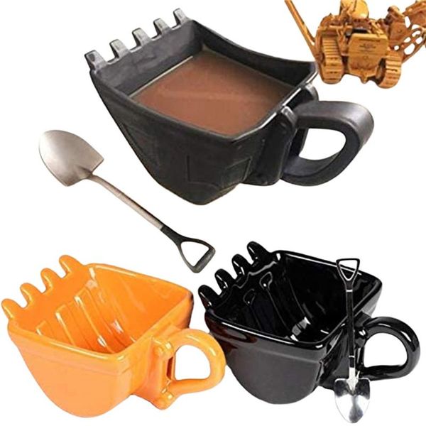 creative coffee cup excavator shape single handle plastic bucket cake gift household kitchenware cups & saucers
creative coffee cup excavator shape single handle plastic bucket cake gift household kitchenware cups & saucers