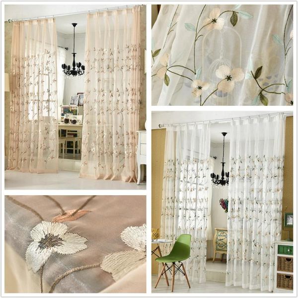 embroidered floral sheer tulle curtains for living room kids bedroom 1 panel custom made white voile cortinas drapes curtain &
embroidered floral sheer tulle curtains for living room kids bedroom 1 panel custom made white voile cortinas drapes curtain &