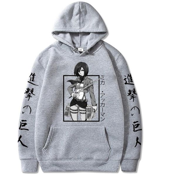 men's hoodies & sweatshirts japanse manga aanval op titan hoodie sweatshirt mne/vrouwen truien met lange mouwen streetwear harajuku mo, Black
men's hoodies & sweatshirts japanse manga aanval op titan hoodie sweatshirt mne/vrouwen truien met lange mouwen streetwear harajuku mo, Black