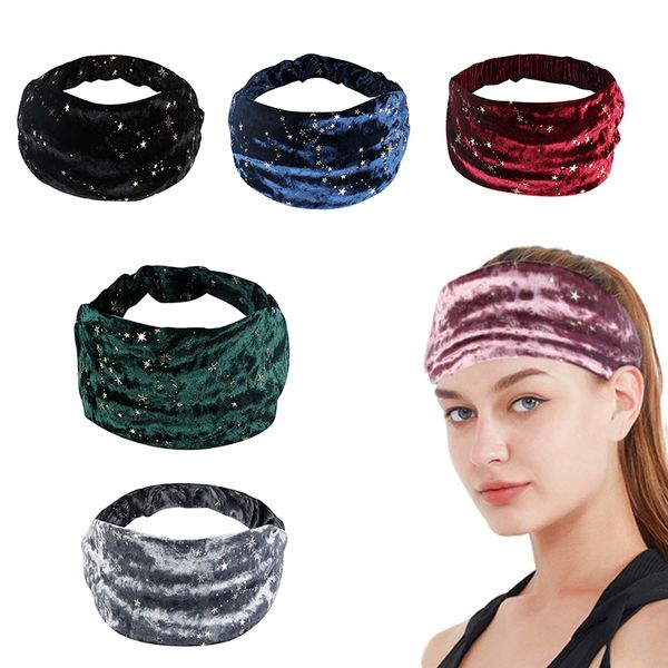 women velvet headbands elastic star sports yoga headband hair accessories sofe thicken makeup headband headwear turban headscarf, Silver
women velvet headbands elastic star sports yoga headband hair accessories sofe thicken makeup headband headwear turban headscarf, Silver