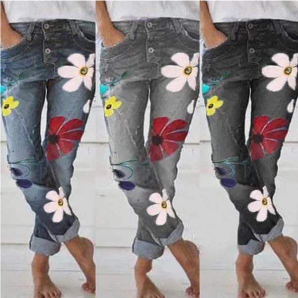 women's jeans women printed slim denim grey black dark blue trousers floral casual denims pants loose and jesns
women's jeans women printed slim denim grey black dark blue trousers floral casual denims pants loose and jesns