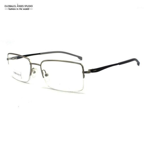 eyeglasses mature half rim metal glasses clean lens silver frame slim acetate black temple spring hinge optical eyewear su1009 fashion sungl
eyeglasses mature half rim metal glasses clean lens silver frame slim acetate black temple spring hinge optical eyewear su1009 fashion sungl