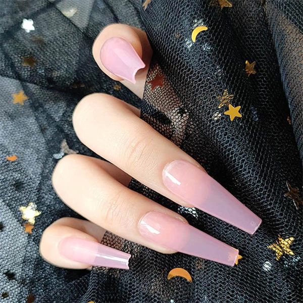 false nails 20pcs/box pink fake coffin long ballerina press on art full cover nail tips with glue, Red;gold
false nails 20pcs/box pink fake coffin long ballerina press on art full cover nail tips with glue, Red;gold