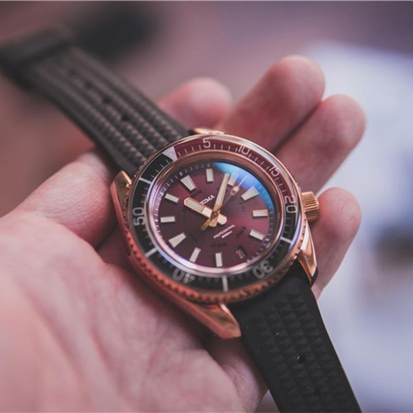 wristwatches proxima 44mm automatic nh35 men's diver watch casual luxury cusn 8 super luminous c3 mechanical sports wrist hand sapphire, Slivery;brown
wristwatches proxima 44mm automatic nh35 men's diver watch casual luxury cusn 8 super luminous c3 mechanical sports wrist hand sapphire, Slivery;brown