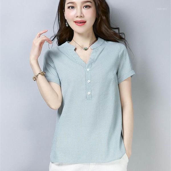 women's blouses & shirts striped blouse women short sleeve v-neck pink shirt plus size 4xl casual work female blusas feminino summer 2, White
women's blouses & shirts striped blouse women short sleeve v-neck pink shirt plus size 4xl casual work female blusas feminino summer 2, White