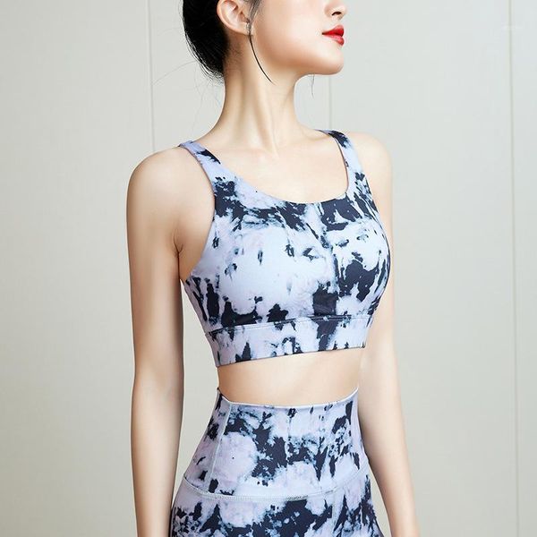 yoga outfit clothing women's spring and summer running bra beautiful back fitness vest quick-drying comfortable printed top
yoga outfit clothing women's spring and summer running bra beautiful back fitness vest quick-drying comfortable printed top