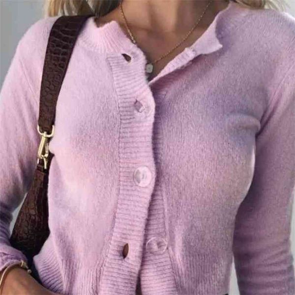 foridol knitted cropped cardigan women autumn winter purple short cardigans long sleeve button casual streetwear 210415, White;black
foridol knitted cropped cardigan women autumn winter purple short cardigans long sleeve button casual streetwear 210415, White;black