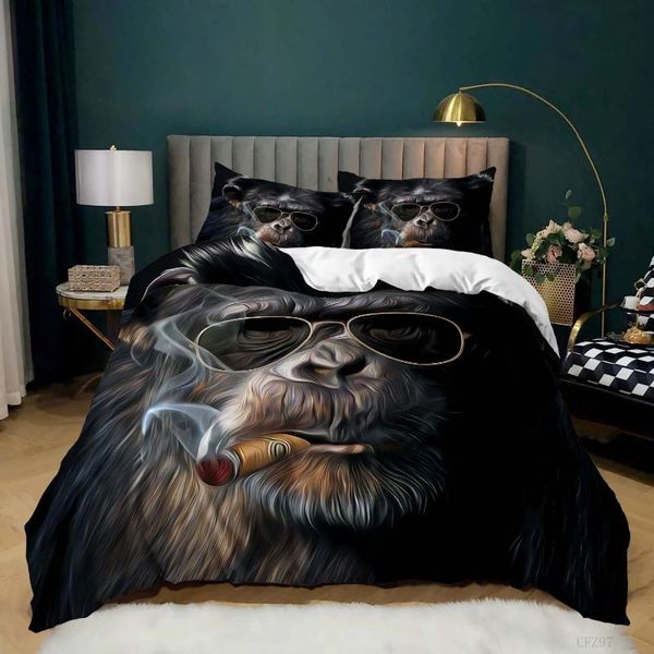 bedding sets 3d monkey set for bedroom soft comforter duvet cover bedspreads bed linen comefortable quilt and pillowcase
bedding sets 3d monkey set for bedroom soft comforter duvet cover bedspreads bed linen comefortable quilt and pillowcase