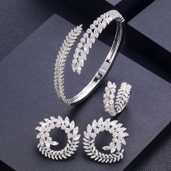 earrings & necklace janekelly luxury big 3pcs jewelry set with cubic zirconia for women bridal party wedding accessories saudi arabic dubai, Silver
earrings & necklace janekelly luxury big 3pcs jewelry set with cubic zirconia for women bridal party wedding accessories saudi arabic dubai, Silver