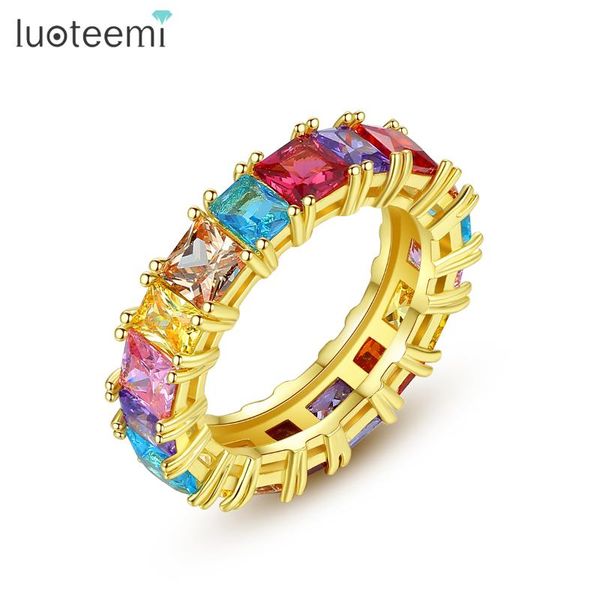 cluster rings luoteemi thin baguette t enternity ring colorful rainbow trapezoid stone wedding engagement for women fashion jewelry gift, Golden;silver
cluster rings luoteemi thin baguette t enternity ring colorful rainbow trapezoid stone wedding engagement for women fashion jewelry gift, Golden;silver
