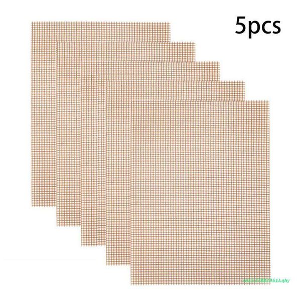 tools & accessories 5 pcs reusable bbq mesh non-stick heat resistant grill mat easy to clean suitable for ovens and outdoor grills home
tools & accessories 5 pcs reusable bbq mesh non-stick heat resistant grill mat easy to clean suitable for ovens and outdoor grills home
