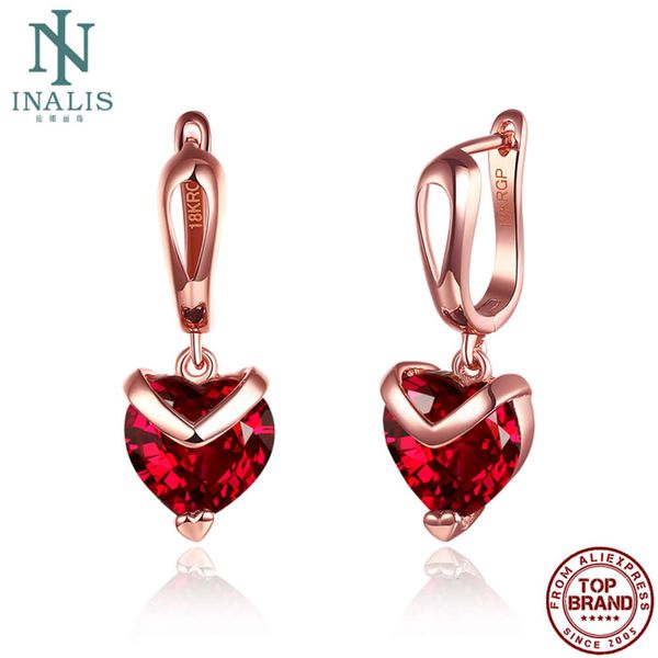 inalis heart form fashion earrings for women 2020 declaration transparent red zircon rose gold korea drop earring jewelry hot, Black
inalis heart form fashion earrings for women 2020 declaration transparent red zircon rose gold korea drop earring jewelry hot, Black