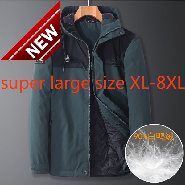 new arrival fashion super large winter style men youth fashionable casual hooded down jacket loose thick coat plus size -8xl, Black
new arrival fashion super large winter style men youth fashionable casual hooded down jacket loose thick coat plus size -8xl, Black