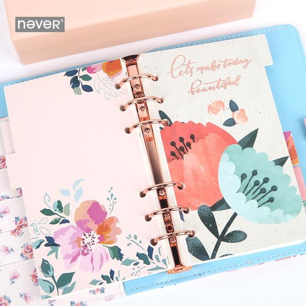 pcs/set flower series dividers paper indexes personal size spiral notebook 6 rings binder planner separator pages organizer notepads, Purple;pink
pcs/set flower series dividers paper indexes personal size spiral notebook 6 rings binder planner separator pages organizer notepads, Purple;pink