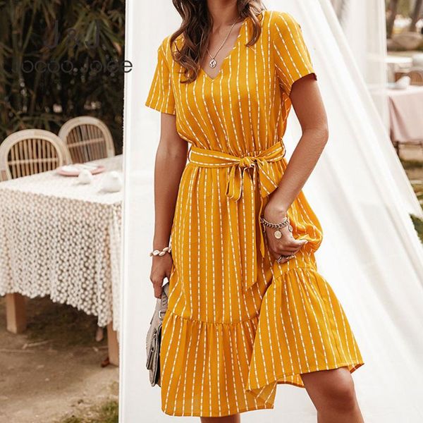 casual dresses jocoo jolee elegant short sleeve v neck sashes a line dress striped party summer beach ruffles vestidos, Black;gray
casual dresses jocoo jolee elegant short sleeve v neck sashes a line dress striped party summer beach ruffles vestidos, Black;gray