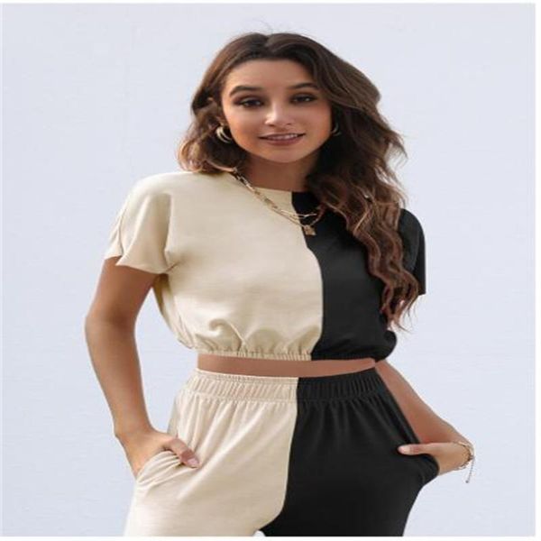 women's two piece pants fashion elegant tracksuits women/girl o-neck drop-shoulder short sleeve t-shirt + elastic waist sweatpants 2pie, White
women's two piece pants fashion elegant tracksuits women/girl o-neck drop-shoulder short sleeve t-shirt + elastic waist sweatpants 2pie, White