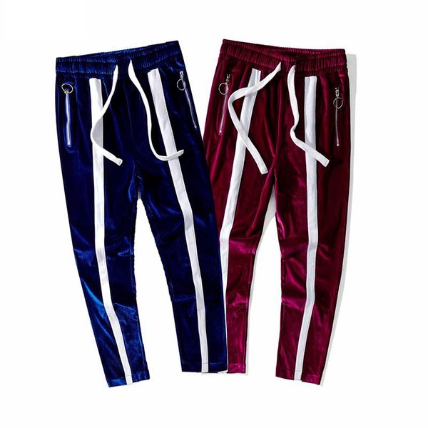 mens striped velour sweatpants streetwear color block velvet pants for men retro hip hop loose casual trousers men's, Black
mens striped velour sweatpants streetwear color block velvet pants for men retro hip hop loose casual trousers men's, Black
