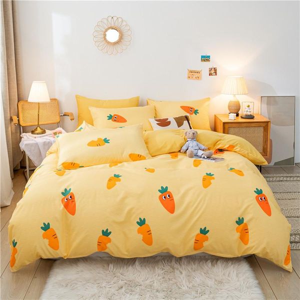 bedding sets home textile carrot pattern set a/b double-sided bed sheet cover quilt duvet pillowcase king twin for bedroom
bedding sets home textile carrot pattern set a/b double-sided bed sheet cover quilt duvet pillowcase king twin for bedroom