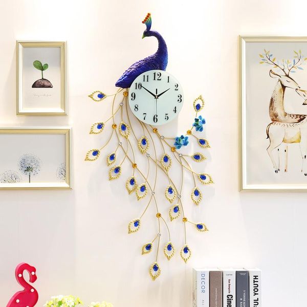 peacock clock wall living room luxury creative pastoral mute modern minimalist atmosphere european-style phoenix clocks
peacock clock wall living room luxury creative pastoral mute modern minimalist atmosphere european-style phoenix clocks