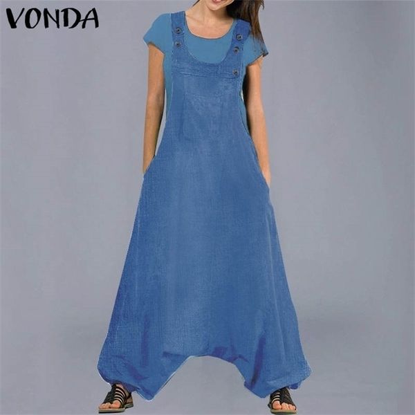 women rompers casual sleeveless drop crotch harem overalls vintage loose denim pants vonda vintage jumpsuits rompers plus size, Black;white
women rompers casual sleeveless drop crotch harem overalls vintage loose denim pants vonda vintage jumpsuits rompers plus size, Black;white