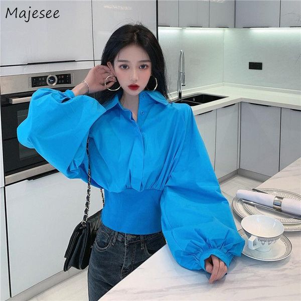 women's blouses & shirts women solid lantern sleeve designer french style princess elegant office lady fashion streetwear spring female, White
women's blouses & shirts women solid lantern sleeve designer french style princess elegant office lady fashion streetwear spring female, White