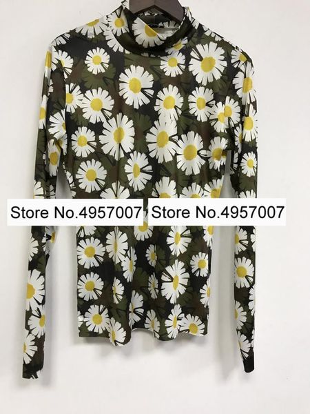 women's blouses & shirts elfstyle women small daisy print turtleneck long sleeve top, White
women's blouses & shirts elfstyle women small daisy print turtleneck long sleeve top, White
