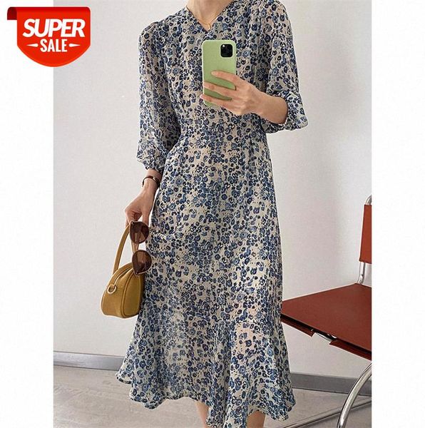 zhi chenxi blue mermaid floral dress women french western style mid-length v-neck skirt 775 #go0e, Black;gray
zhi chenxi blue mermaid floral dress women french western style mid-length v-neck skirt 775 #go0e, Black;gray