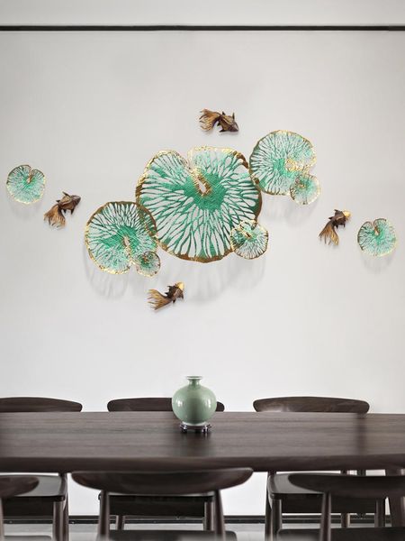 decorative objects & figurines chinese styleiron wall decoration pendant light luxury metal lotus leaf southeast asia living room
decorative objects & figurines chinese styleiron wall decoration pendant light luxury metal lotus leaf southeast asia living room