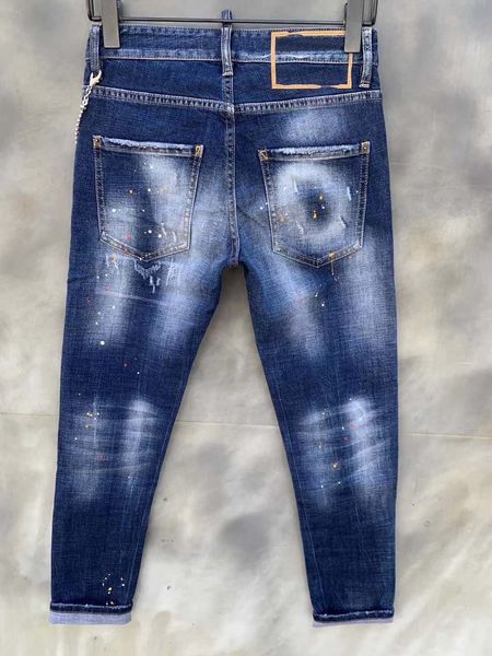 men's jeans mens luxury designer ny ripped cool guy causal hole denim fashion brand fit men washed pants 61294, Blue
men's jeans mens luxury designer ny ripped cool guy causal hole denim fashion brand fit men washed pants 61294, Blue