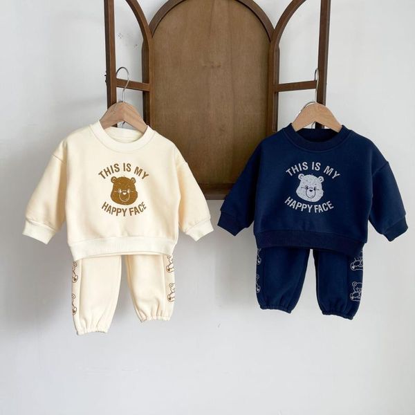 clothing sets 2021 winter baby plus velvet clothes set boy fashion bear print fleece warm sweatshirt 2pcs children casual pants suit, White
clothing sets 2021 winter baby plus velvet clothes set boy fashion bear print fleece warm sweatshirt 2pcs children casual pants suit, White