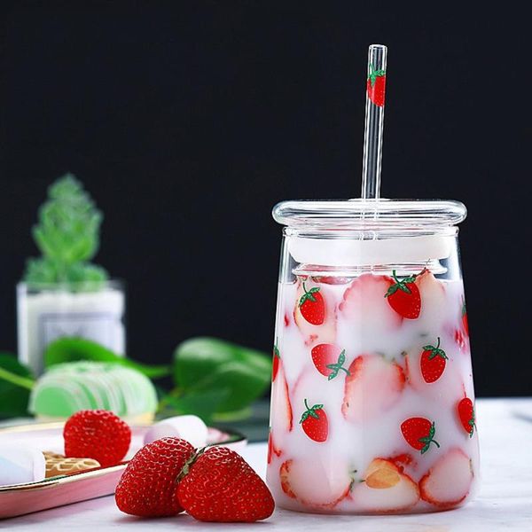 wine glasses large capacity water bottle with straw cute glass strawberry heat-resistant cup lid drinkware
wine glasses large capacity water bottle with straw cute glass strawberry heat-resistant cup lid drinkware