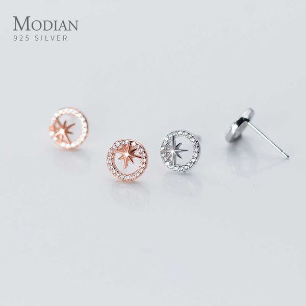 simple star shining zircon round circle stud earring for women 925 sterling silver geometric ear pin fine jewelry brincos 210707, Golden;silver
simple star shining zircon round circle stud earring for women 925 sterling silver geometric ear pin fine jewelry brincos 210707, Golden;silver