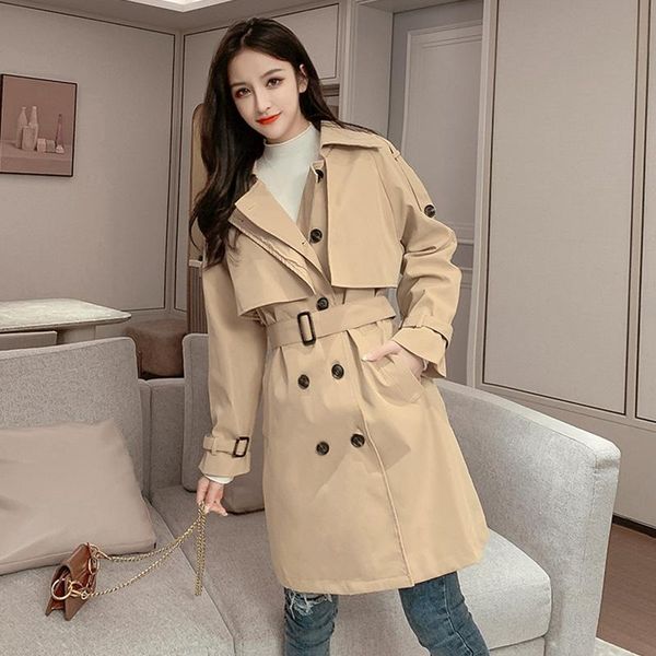 women's trench coats large size korean coat women casual solid khaki long overcoat loose elegant vintage party clothing spring mm60wfy, Tan;black
women's trench coats large size korean coat women casual solid khaki long overcoat loose elegant vintage party clothing spring mm60wfy, Tan;black