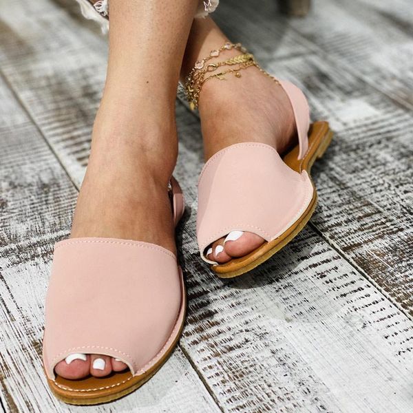 women's sandals peep toe ladies shoes back strap sewing flat 2021 summer female slides footwear beach casual plus size 36-43, Black
women's sandals peep toe ladies shoes back strap sewing flat 2021 summer female slides footwear beach casual plus size 36-43, Black
