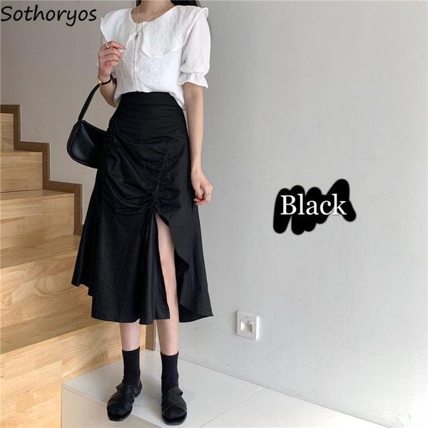 skirts women midi solid simple streetwear irregular vintage fashionable chic korean style spring summer high-waist casual, Black
skirts women midi solid simple streetwear irregular vintage fashionable chic korean style spring summer high-waist casual, Black
