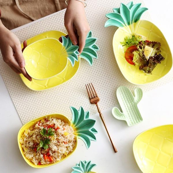 dishes & plates creative household novelty pineapple ceramic plate breakfast sushi bread dessert nut fruit cake tray snack kitchen
dishes & plates creative household novelty pineapple ceramic plate breakfast sushi bread dessert nut fruit cake tray snack kitchen