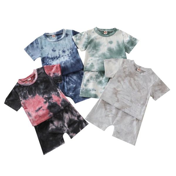 clothing sets 2pcs toddler summer outfit, tied-dye short sleeves t-shirt + elastic-waist shorts for small girls, boys, 4 colors, White
clothing sets 2pcs toddler summer outfit, tied-dye short sleeves t-shirt + elastic-waist shorts for small girls, boys, 4 colors, White