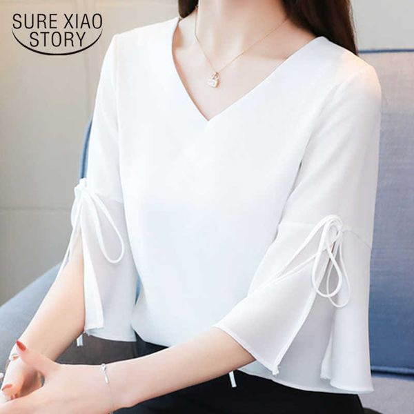 women summer shirts witte dames blouse zomer ladies short sleeve blouse blusas mujer verano chiffon shirt 4568 50 210528, White
women summer shirts witte dames blouse zomer ladies short sleeve blouse blusas mujer verano chiffon shirt 4568 50 210528, White