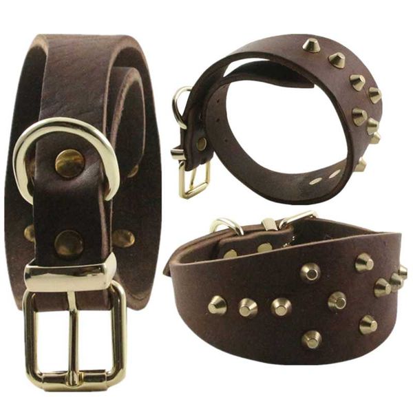 cool spiked rivet studded cow leathe dog pet collars for small medium dogs and bit hound puppy & leashes
cool spiked rivet studded cow leathe dog pet collars for small medium dogs and bit hound puppy & leashes