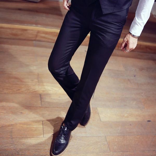 men's suits & blazers autumn red suit trousers male business casual black pants 29-34, White;black
men's suits & blazers autumn red suit trousers male business casual black pants 29-34, White;black